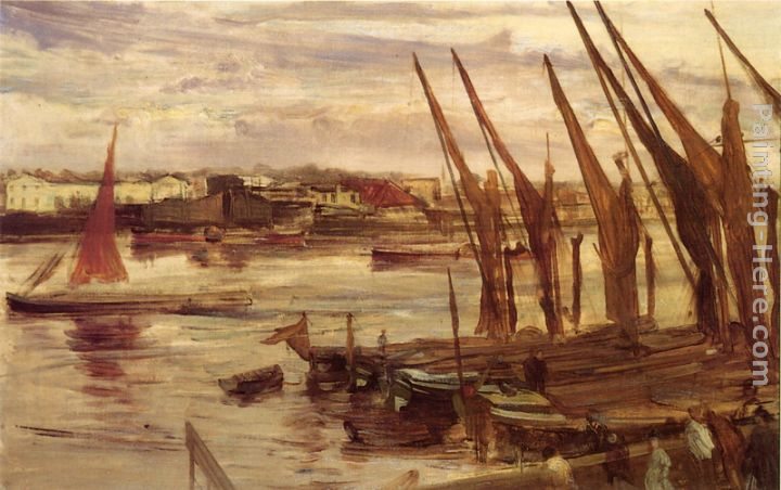 James Abbott McNeill Whistler Battersea Reach